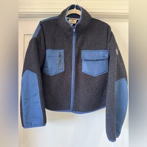 Tuckernuck Sport black and navy Lawrence zip up